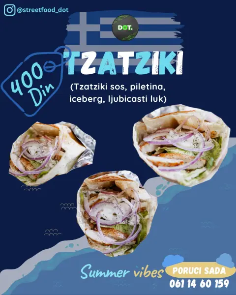 Tzatziki tortilja